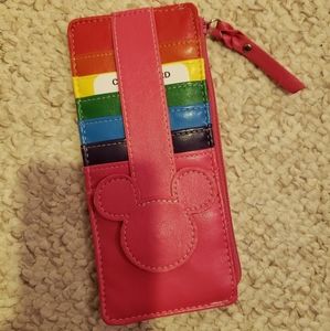 Disney Parks Rainbow Snap Wallet